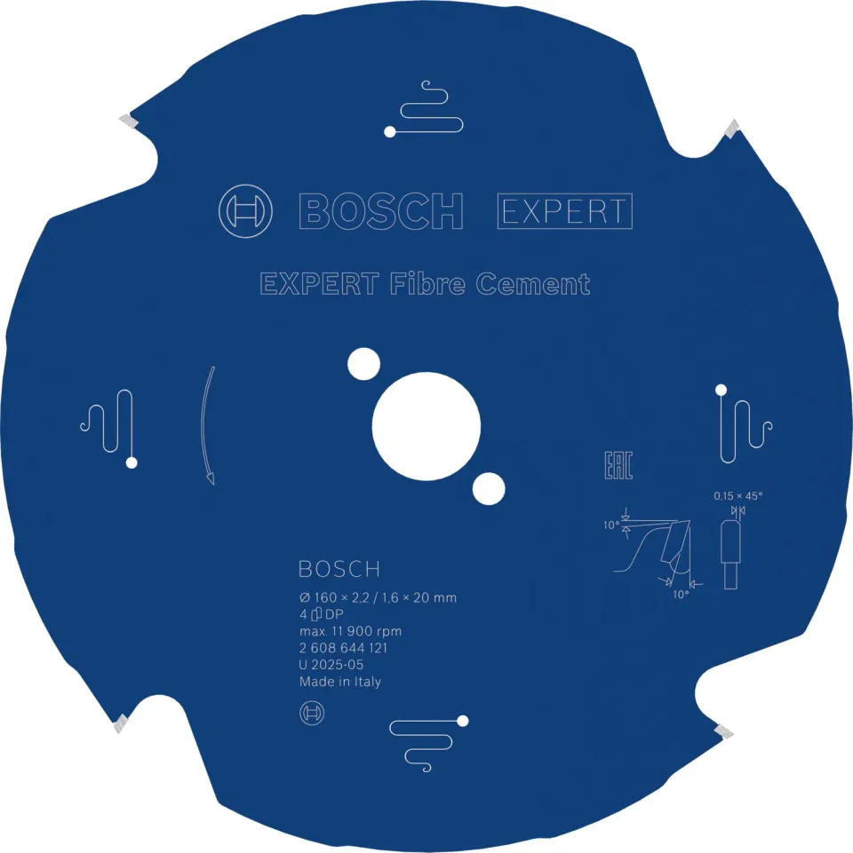 Bosch Expert Lama Fibrocemento Circolare Professionale 1 pz