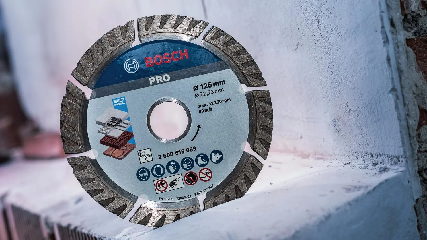Bosch Expert disco diamantato 125 mm multi materiale 1 pz