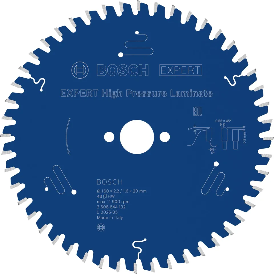 Bosch Expert High Pressure Laminate lama 160 mm HPL